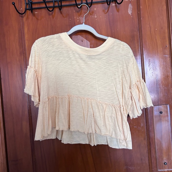 Yellow Ruffled Top - Picture 1 of 1